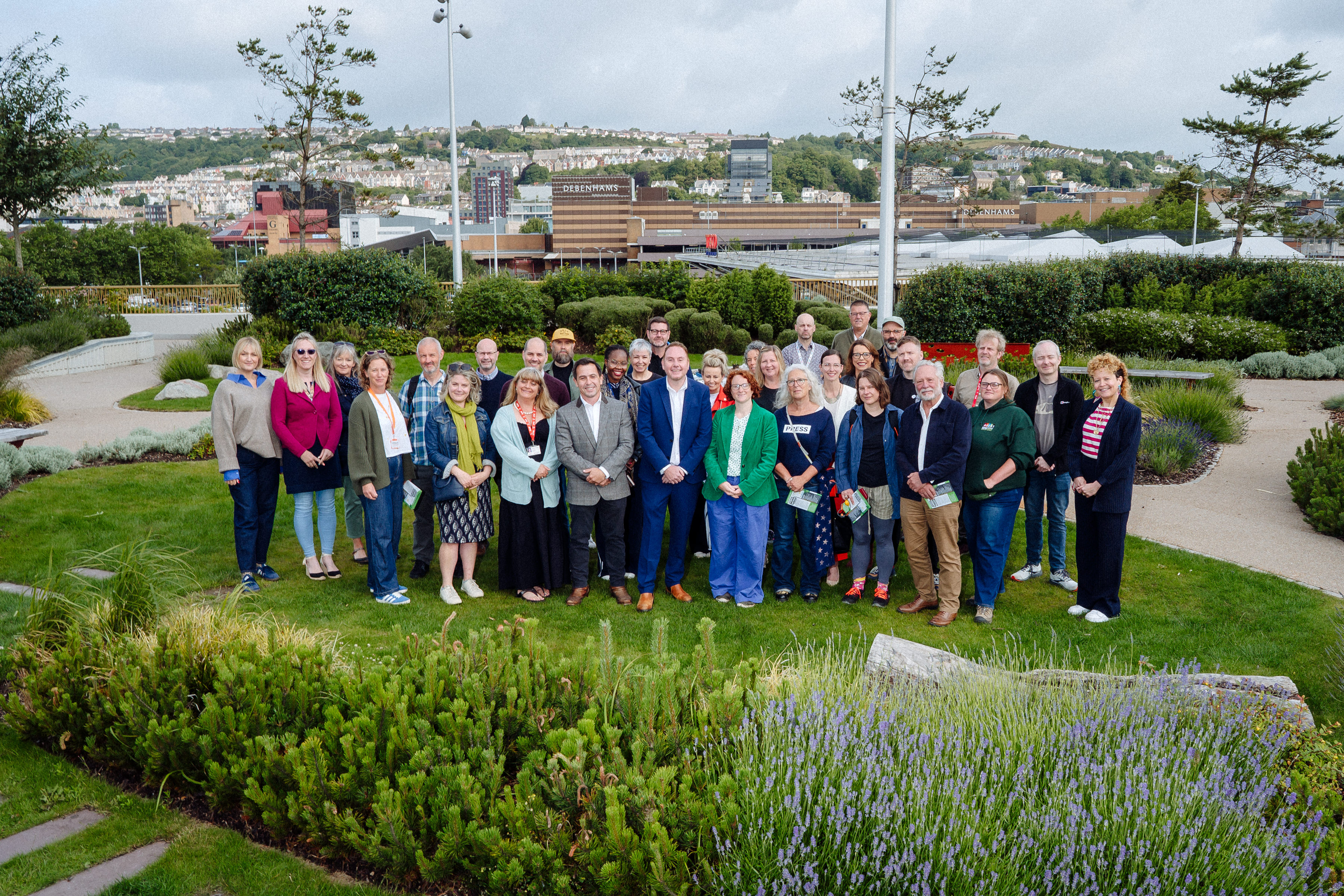World Green Roof Day event in Swansea