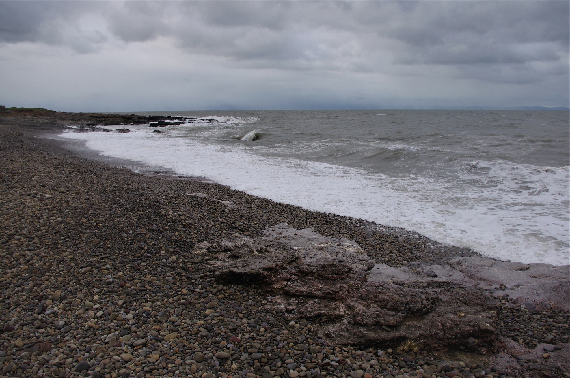 Pebbly beach at Ogmore-by-Sea