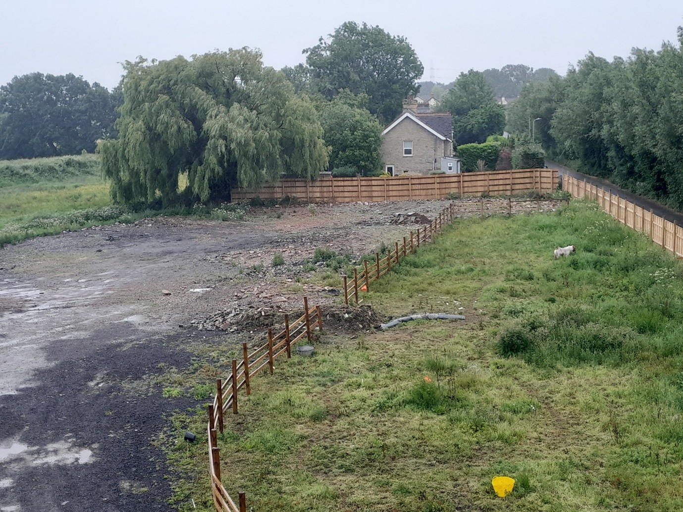 Area Of Raised Ground And Waste on Whitewall Common