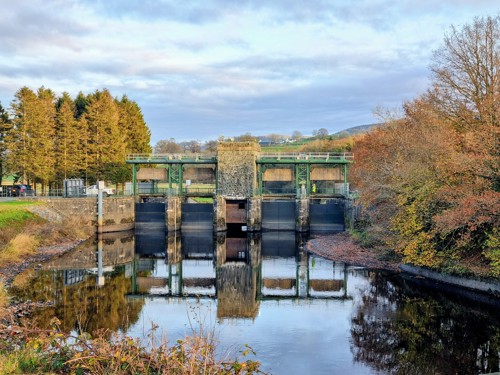 Bala Sluice gate.